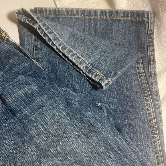 Size 10 Husky (W30 L26) 569 loose straight leg 100% cotton blue denim jeans - Picture 8 of 10